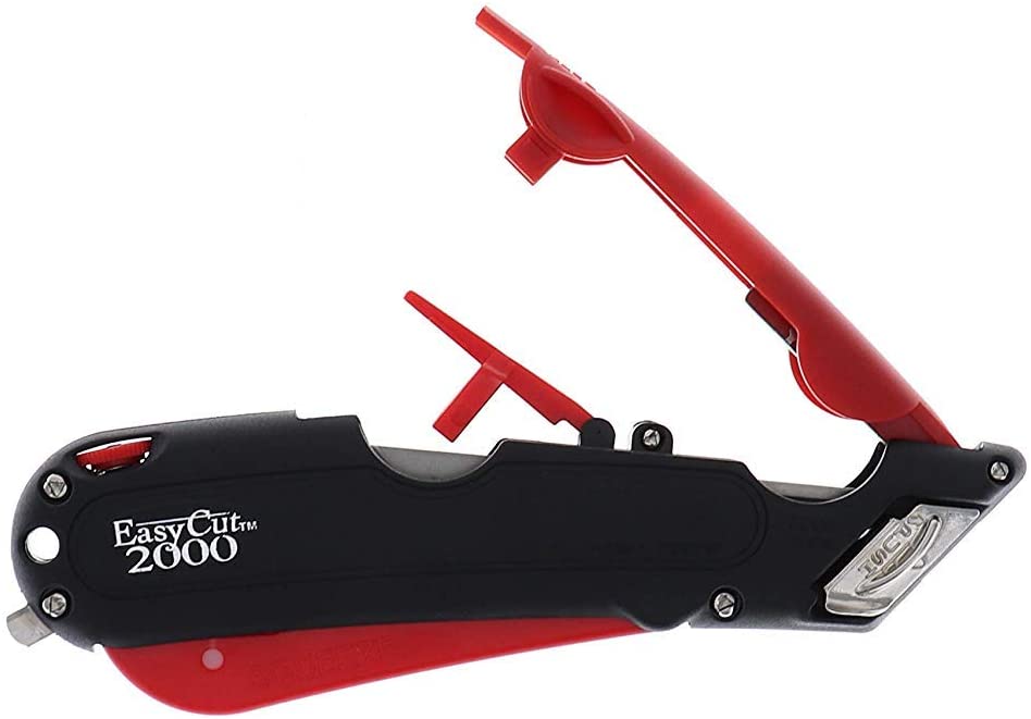 Modern Box Cutter, extra tape cutter at back, dual side edge guide, 3 –  Zorro Sales