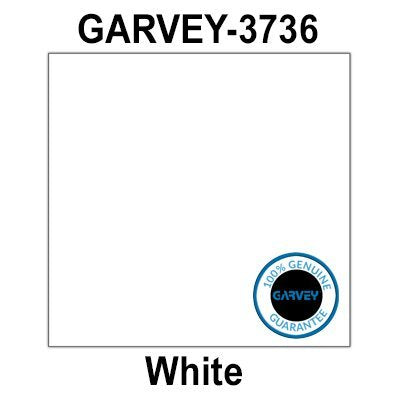 80,000 (2 Cases) GENUINE GARVEY 3736 White (37 x 36) SQUARE General Purpose Labels: 20 ink rollers - no security cuts