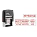 Trodat - Self-Inking Stamps, 12-Message, Self-Inking, 1 1/4 x 3/8, Red E4822 (DMi EA
