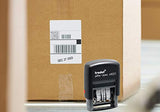 Trodat Economy Self-Inking Date Stamps, Stamp Impression Size: 3/8 x 1-1/4 Inches, Black, 2-Pack (E4828)
