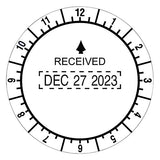 Trodat T2910 Trodat Round Stamp, Time and Date Received, Conventional, Two-Inch Diameter