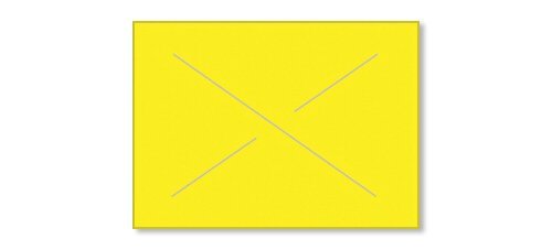 Garvey Gx2216, Label, Yellow Blank (2216-07030)