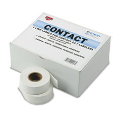 One-Line Pricemarker Removable Label, 7/16 X 13/16, We, 1200/roll,16 Rolls/box By: Garvey