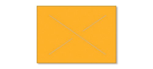 Etiquetas Gx2516 fluorescente naranja (desde 2516 hasta 09550), 8 rollos por la manga