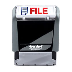 Trodat Printy 65% Recycled 4912 Self-Inking Message Stamp, File