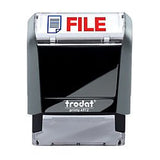 Trodat Printy 65% Recycled 4912 Self-Inking Message Stamp, File