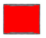 Shiny S-837-7 Replacement Pad, Red Ink