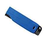 Cosco Self-Retracting Box Knives, Black/Blue, Pack Of 5