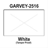 160,000 Garvey 2516 compatible White General Purpose Labels to fit the G-Series 25-88. G-Series 25-99, G-Series 25-5, G-Series 25-10/10 Price Guns. Full Case + includes 20 ink rollers.