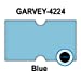 240,000 GENUINE GARVEY 2112 Blue General Purpose Labels: full case - no security cuts [compatible with Motex MX-5500, Towa 1 Line, Jolly, Hallo, Freedom and Impressa 2112 Punch Hole (PH) Labelers]