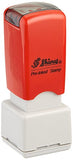 Shiny "Check" Square Stock Stamp, Red (HS031)