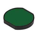 Trodat 46040 Replacement Ink Pad for the Trodat 46140 Date Stamp, Green Ink, 2 pack