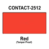 200,000 Contact 2512 compatible Warm Red General Purpose Labels for Contact 25-8, Contact 25-9 Price Guns. Full Case + 20 ink rollers. WITH Security Cuts.