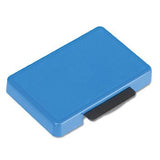 T5440 Dater Replacement Ink Pad, 1 1/8 x 2, Blue