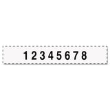 Trodat Professional Numberer, 8 Digit Self-Inking Numbering Stamp, 3/8 x 2 1/4 Inches (T5558),Black