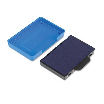 Trodat T5460 Dater Replacement Ink Pad, 1 3/8 x 2 3/8, Blue