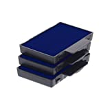 Trodat Replacement Ink Cartridge 6/53 - pack of 3 Color blue