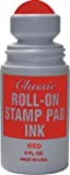 Roll-on Stamp Pad Ink - Red