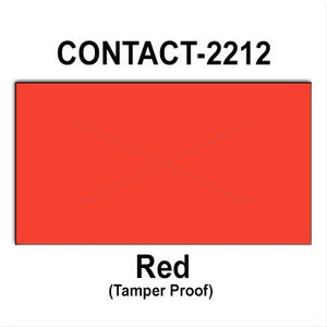 220,000 Contact 2212 (Special Packaging) Warm Red General Purpose Labels to fit the Contact 22-6, Contact 22-7, Contact 22-8 Price Guns. Full Case + includes 20 ink rollers.