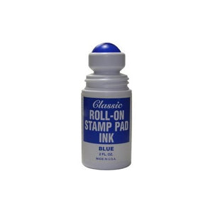 Roll-on Stamp Pad Ink - Blue