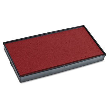 2000 Plus Replacement Ink Pad for Cosco Printer 50 Self-inking Stamp, Red Ink