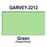 220,000 Garvey Compatible 2212 Green General Purpose Labels to fit the G-Series 22-6, G-Series 22-7, G-Series 22-8 Price Guns. Full Case + includes 20 ink rollers.