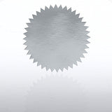 Blank Certificate Seal - Silver