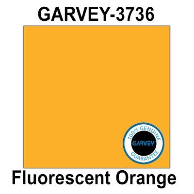 40,000 Genuine GARVEY 3736 Fluorescent Orange (37 x 36) Square General Purpose Labels: Full case - 10 Ink Rollers - no Security cuts