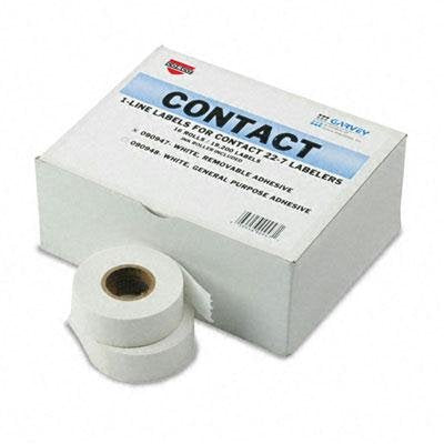 Garvey - One-Line Pricemarker Removable Label 7/16 X 13/16 We 1200/Roll16 Rolls/Box 