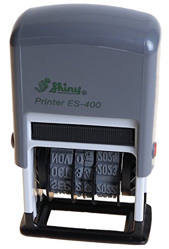 Shiny ES-400 Self Inking Date Stamp