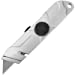 COSCO - Self-Retracting Utility Knife, Silver Metal Handle - Sold As 1 Each - Spring Loaded Blade Automatically retracts When not in use.