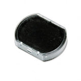 Cosco R12 Round Stamp Replacement Pad, Black Ink