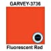 40,000 Genuine GARVEY 3736 Fluorescent Red (37 x 36) Square General Purpose Labels: Full case - 10 Ink Rollers - no Security cuts