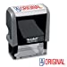 Original Trodat Printy 4912 Self-Inking Two Color Stock Message Stamp