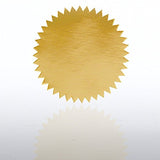 Blank Certificate Seal - Gold