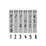 Trodat Printy 4846 Self-Inking 6 Band Number Stamp
