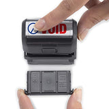 Void Trodat Printy 4912 Self-Inking Two Color Stock Message Stamp