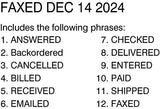 Trodat 5117 PR4 Professional 5117 Phrase/Date Stamp-12 English Phrases: Paid, Shipped, Received, E-Mailed, and More 12 Year Dates Up to 65-Percent Recycled Plastic, Black