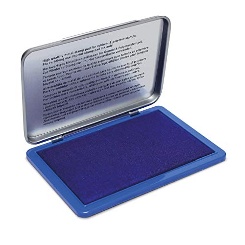 Trodat Imprint 9072M Metal Stamp Pad 11 x 7 cm Blue – Zorro Sales