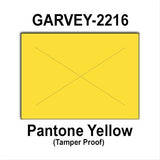 180,000 Garvey Compatible 2216 Pantone Yellow General Purpose Labels to fit the G-Series 22-66, G-Series 22-77, G-Series 22-88 Price Guns. Full Case + includes 20 ink rollers.