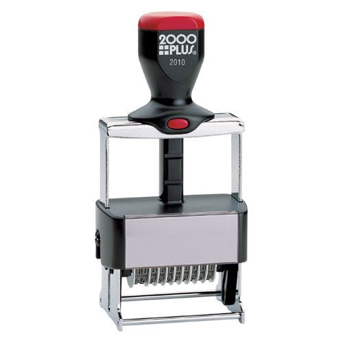 COS010161 - COSCO Classix Self-Inking 10-Band Number Stamp