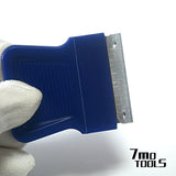 7MO Allway Tool-Mini Razor Blade Scraper-Single Edge Razor Paint Scraper-Window Glass Razor Scraper-5 pcs