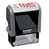 FAXED Trodat Printy 4912 Self-Inking Two Color Stock Message Stamp