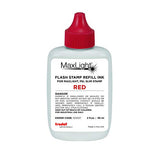 Trodat ML2OZ-RED Maxlight Refill Ink 2oz Bottle Color Red