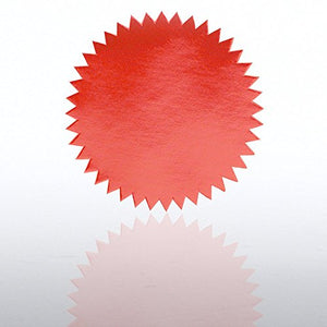 Blank Certificate Seal - Red