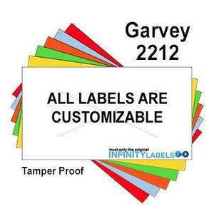 220,000 Garvey 2212 Fluorescent Red General Purpose Labels to fit the G-Series 22-6, G-Series 22-7, G-Series 22-8 Price Guns. Full Case + includes 20 ink rollers.