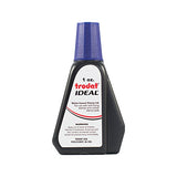 Trodat 45217 Ideal Premium Replacement Ink for Use with Most Self Inking and Rubber Stamp Pads, 1oz, Violet