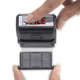 File Trodat Printy 4912 Self-Inking Two Color Stock Message Stamp
