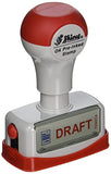 Shiny Title Stamp - "Draft", Two Color (TEN014)