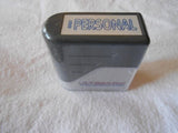 Personal Stock Message Stamp 3/8" X 1-3/8"